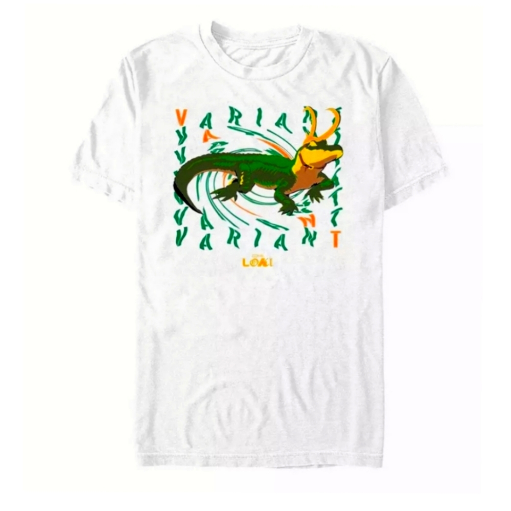 NEW Marvel Loki Alligator Deviant Tee Size M
